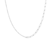 IXXXI ketting Square Slim met Base - Zilver
